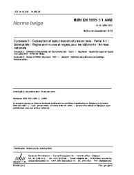NBN EN 1995-1-1 ANB:2012