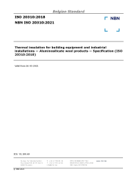 NBN ISO 20310:2021