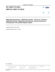 NBN EN 12697-37:2022