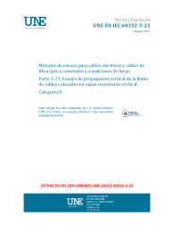 UNE-EN IEC 60332-3-23:2019