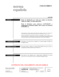 UNE-EN 50083-9:2003 (R2022)