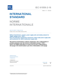 IEC 61558-2-16:2009
