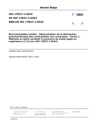 NBN EN ISO 17827-1:2024