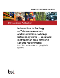 BS ISO/IEC/IEEE 8802-1BA:2016