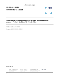 NBN EN 30-1-1:2021