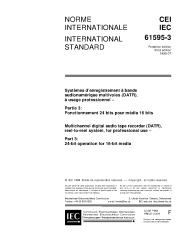 IEC 61595-3:1999