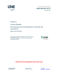 UNE-EN ISO 1675:2023