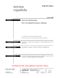 UNE-EN 1363-2:2000 (R2019)