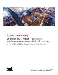 BS EN IEC 60947-1:2021 ExComm