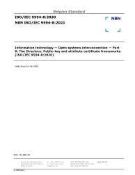 NBN ISO/IEC 9594-8:2021