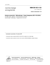 NBN EN ISO 4120:2007