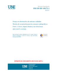 UNE-EN ISO 10675-1:2017