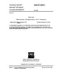 CEN/TR 14073-1:2004