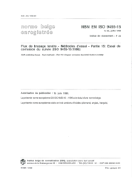 NBN EN ISO 9455-15:1999