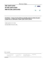 NBN EN ISO 22675:2016