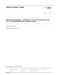 CEN/TR 15367-1:2020