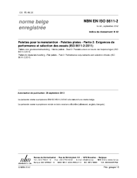 NBN EN ISO 8611-2:2012