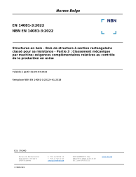 NBN EN 14081-3:2022