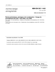 NBN EN ISO 11402:2005