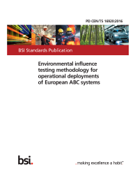 PD CEN/TS 16920:2016