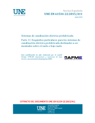 UNE-EN 61534-22:2015/A11:2022