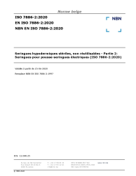 NBN EN ISO 7886-2:2020