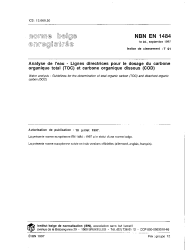 NBN EN 1484:1997