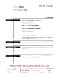 UNE-EN 60512-12-3:2006