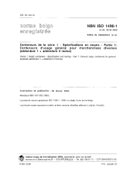 NBN ISO 1496-1:2000