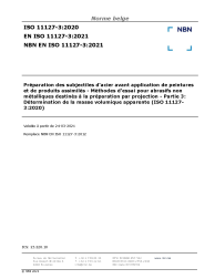NBN EN ISO 11127-3:2021