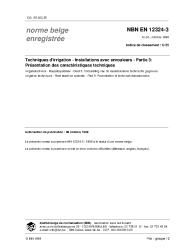 NBN EN 12324-3:1999
