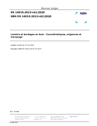 NBN EN 14915:2013+A2:2020