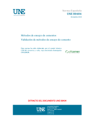 UNE 80404:2018
