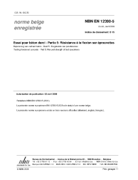 NBN EN 12390-5:2009
