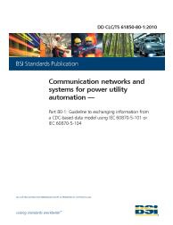 DD CLC/TS 61850-80-1:2010