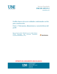 UNE-EN 10219-2:2019