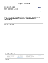 NBN ISO 10425:2023