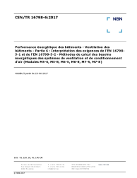CEN/TR 16798-6:2017