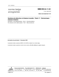 NBN EN 54-11/A1:2006