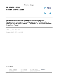 NBN EN 15876-1:2016