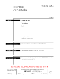 UNE-ISO 6107-4:2010 (R2016)