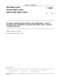 NBN EN ISO 7886-1:2018