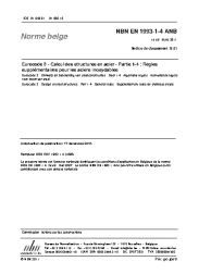 NBN EN 1993-1-4 ANB:2011