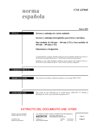 UNE 137005:2005 (R2015)