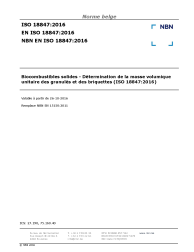 NBN EN ISO 18847:2016