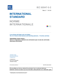 IEC 60947-5-2:2007+AMD1:2012 Edition 3.1