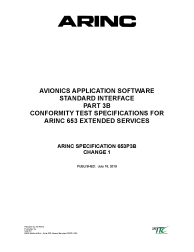 ARINC Specification 653P3BC1:2019