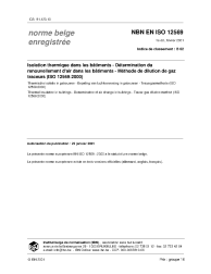 NBN EN ISO 12569:2001