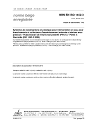 NBN EN ISO 1452-3:2010
