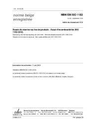 NBN EN ISO 1182:2010
